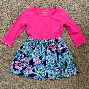Lilly Pulitzer Girls Giavanna Dress - Pineapple Paradise